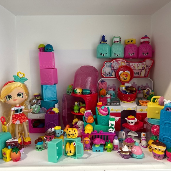 Lot De Figurines Shopkins Jessicake + Sacs - Occasion, Parfait Pour Collection Ou Jeu